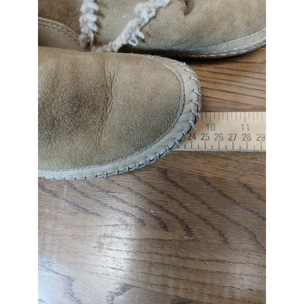 Tory‎ Burch Kids Tan Suede amelie Shearling Lined Boots size 2